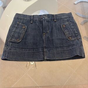 Citizens Of Humanity Dark Blue Mini Skirt Size 27
